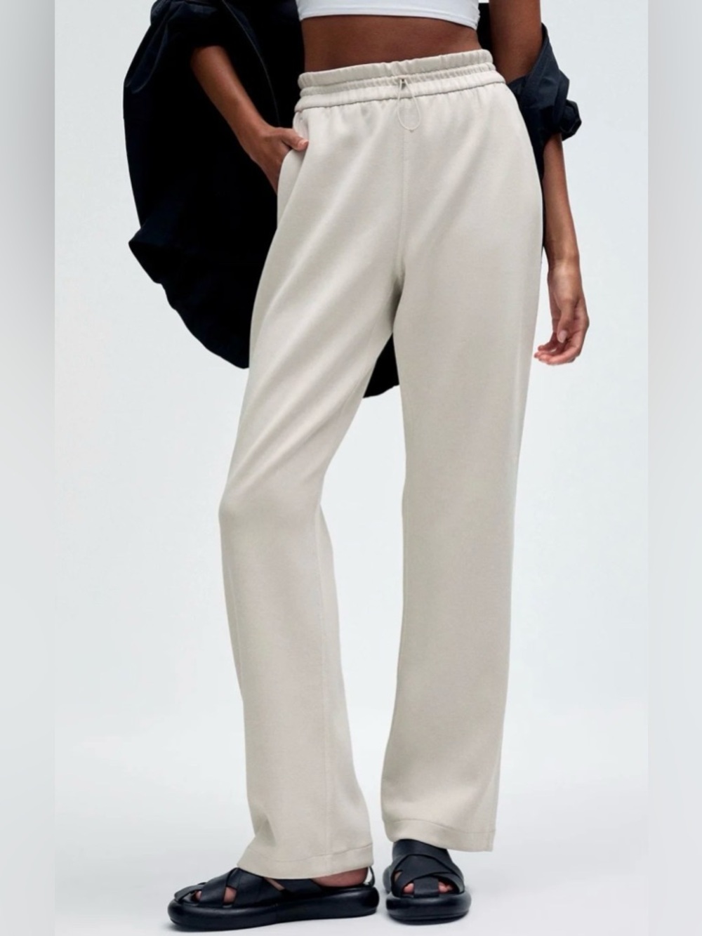 Softstreme High-Rise Pant Bone color, Regular-28” inseam size 2 brand new